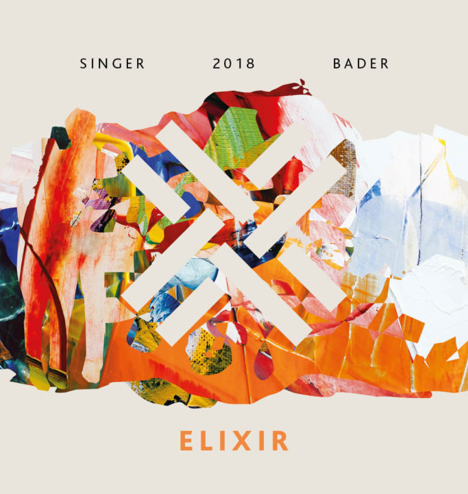Produktfoto - Elixir Scheurebe Kerner feinherb 2018 aus der Linie Eventwein von Singer x Bader aus Korb, Stetten