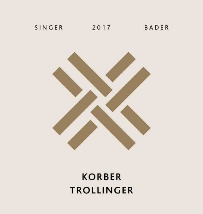Produktfoto - Korber Trollinger trocken 2017 aus der Linie Ortswein Rot von Singer x Bader aus Korb, Stetten