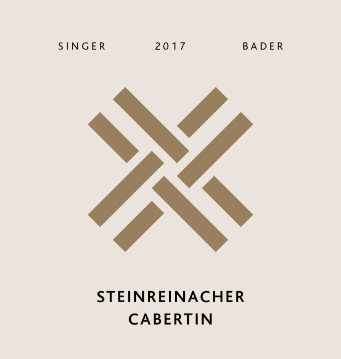 Produktfoto - Steinreinacher Cabertin trocken 2017 aus der Linie Ortswein Rot von Singer x Bader aus Korb, Stetten