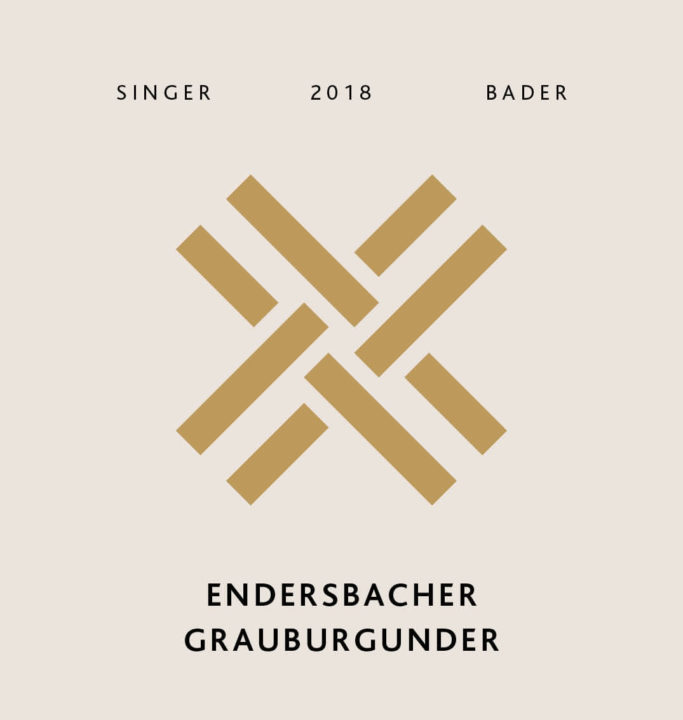 Produktfoto - Endersbacher Grauburgunder trocken 2018 aus der Linie Ortswein Weiss von Singer x Bader aus Korb, Stetten