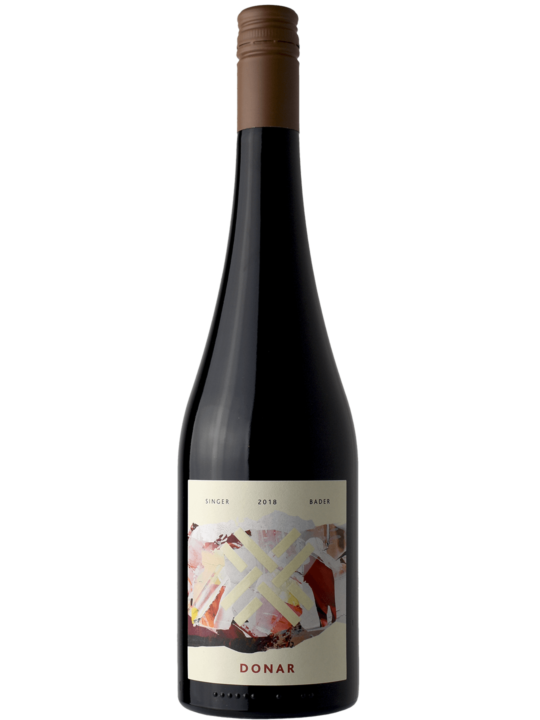 Produktfoto - Donar Rotweincuvée feinherb 2021 aus der Linie Eventwein von Singer x Bader aus Korb, Stetten
