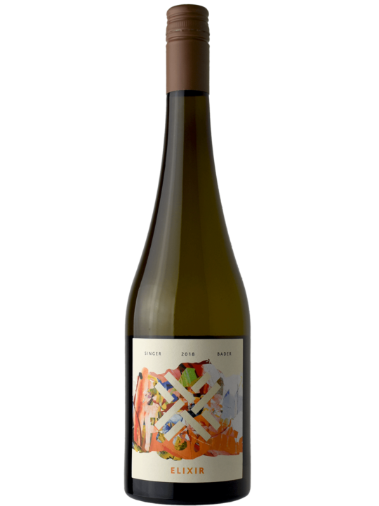 Produktfoto - Elixir Scheurebe Riesling feinherb 2021 aus der Linie Eventwein von Singer x Bader aus Korb, Stetten