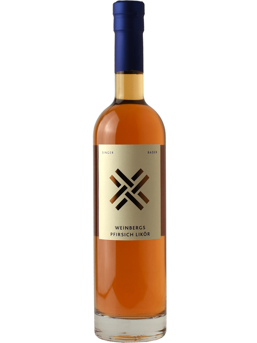 Produktfoto - Weinbergspfirsich-Likör Likör aus der Linie Aperitif von Singer x Bader aus Korb, Stetten