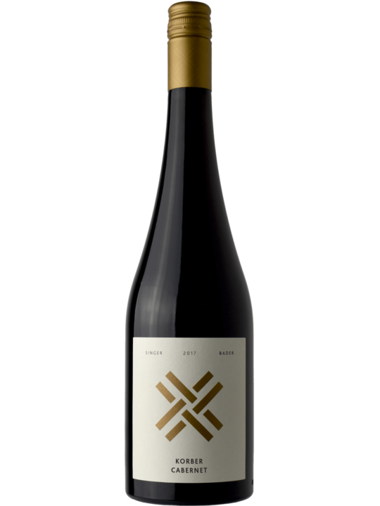 Produktfoto - Korber Cabernet Rotweincuvée trocken 2018 aus der Linie Ortswein Rot von Singer x Bader aus Korb, Stetten